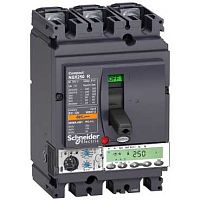 Автоматический выключатель 3П M6.2E 160A NSX250R(200кА при 415В, 45кА при 690B) | код. LV433526 | Schneider Electric 